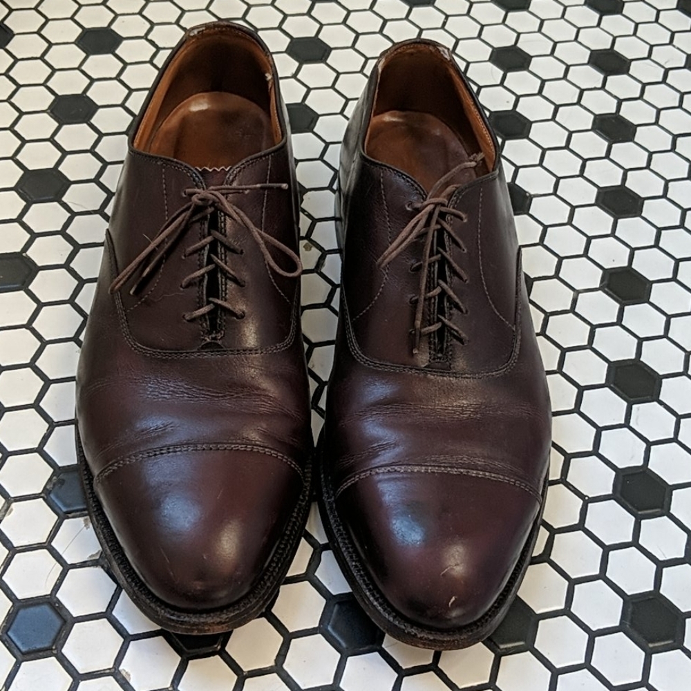 Alden Burgundy Cap toe Oxfords 12 B/D